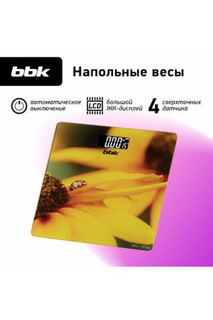 Весы электронные BBK BCS3005GE желтый, желтый