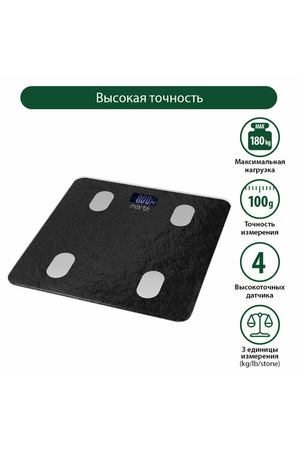 MARTA MT-1682 обсидиан LCD весы напольные диагностические, умные с Bluetooth