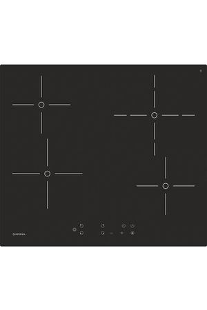 Электрическая варочная панель DARINA PL E326 B, цвет панели черный, цвет рамки черный