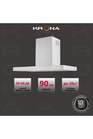 Купольная вытяжка Krona RUT 900 3P-S, цвет корпуса INOX, цвет окантовки/панели серебристый