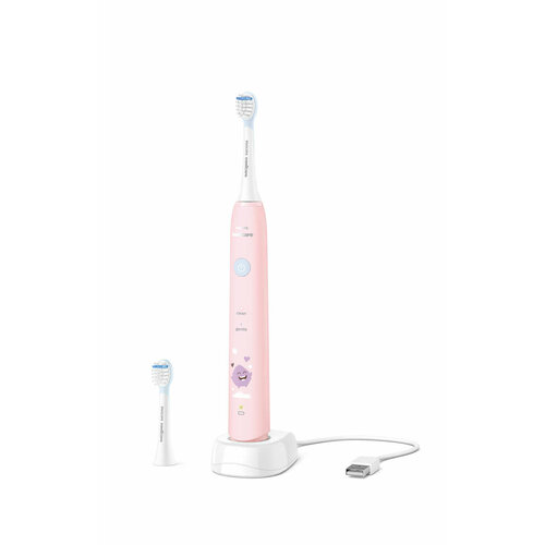 Где купить Детская электрическая щётка Philips Sonicare 2100 Kids HX2432/02, розовый Philips 