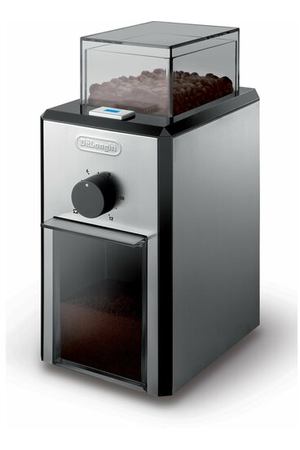 Кофемолка Delonghi KG89 серебристый, мощность 110Вт