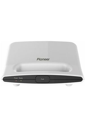 Мультипекарь Pioneer GR1001E с 3 сменными панелями для панини, венских вафель и сэндвичей, 850 Вт