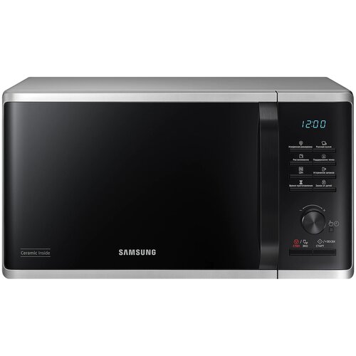 Где купить Микроволновая печь Samsung MS23K3515AS/BW, серебристый Samsung 