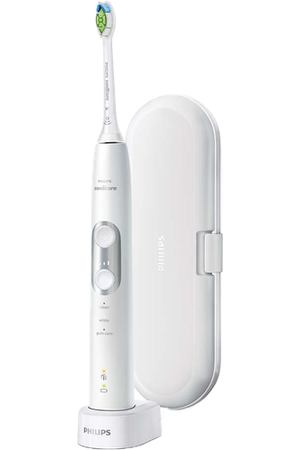 звуковая зубная щетка Philips Sonicare ProtectiveClean 6100 HX6877/28, белый/серебристый