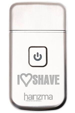 Harizma Компактный шейвер для стрижки и бритья / I Love Shave h10124, аккумулятор, серебристый