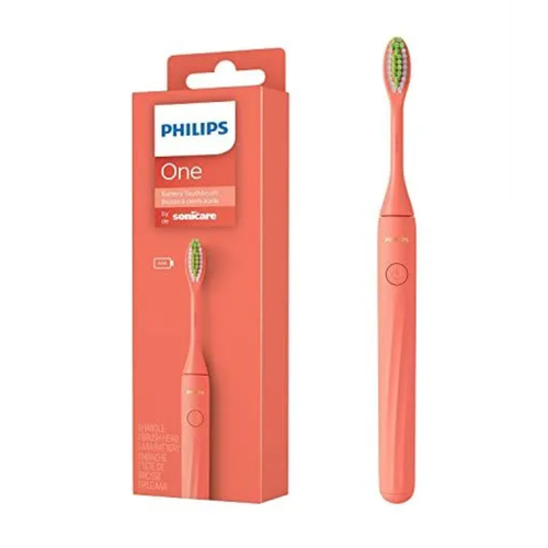 Где купить Электрическая зубная щетка Philips One Sonicare, цвет розовый/красный Philips 