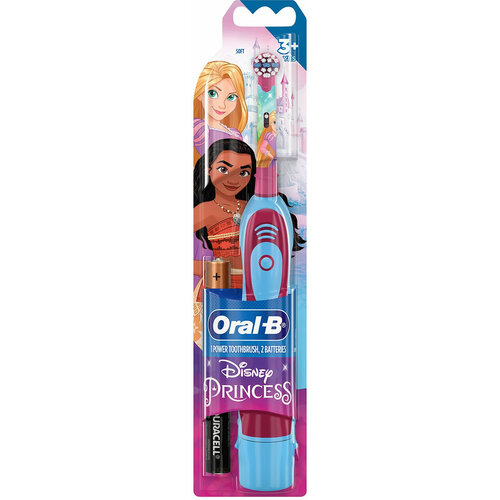 Где купить Зубная щетка электрическая Oral-B Disney Princesses красный/синий Oral-B 