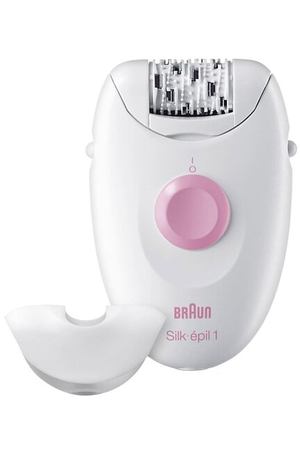 Эпилятор Braun 1370 Silk-epil 1, белый/розовый