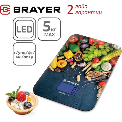 Где купить Весы кухонные BR1801 Brayer 