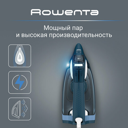 Где купить Утюг Rowenta Express Steam DW4308D1, 2500 Вт, подошва MicroSteam 300, паровой удар 150 г/мин Rowenta 