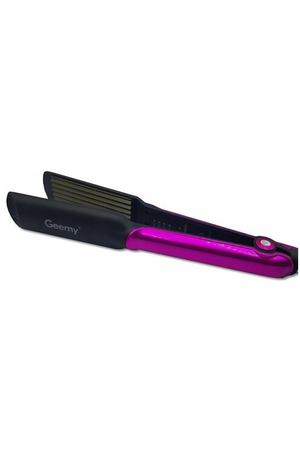 Щипцы-Гофре Professional Hair Straightener GM-2819W /4 режима/Турмалиново-керамическое покрытие/45ВТ/Быстрый нагрев/Индикатор питания/Черно-розовые