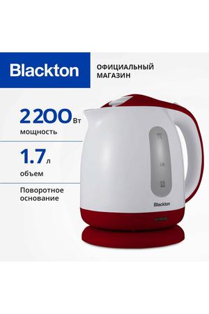 Чайник электрический Blackton Bt KT1701P Бело-красный / 1.7 л 2200 Вт