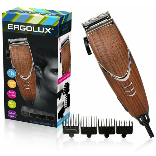 Где купить Машинка для стрижки волос Ergolux ELX-HC02-C10 Ergolux 