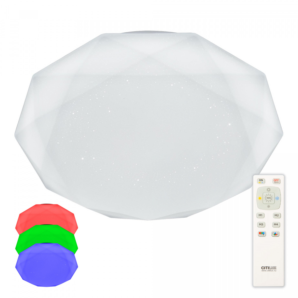 Где купить Светильник потолочный Citilux CL733900G Астрон LED RGB с пультом Citilux 