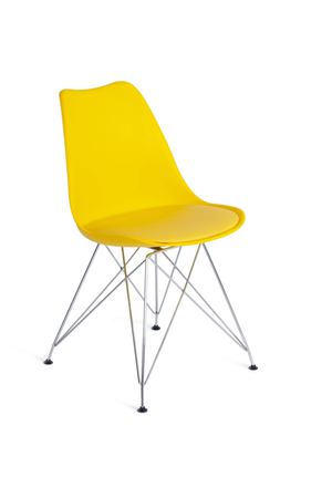 Стул TC Tulip Iron Chair 54,5x48x83,5 см желтый