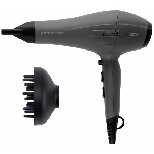 Где купить Фен Polaris PHD 2600ACi Salon Hair серый графит Polaris 