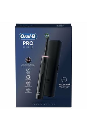 Зубная щётка электрическая Oral-B Pro 3/D505.513.3X BK Black