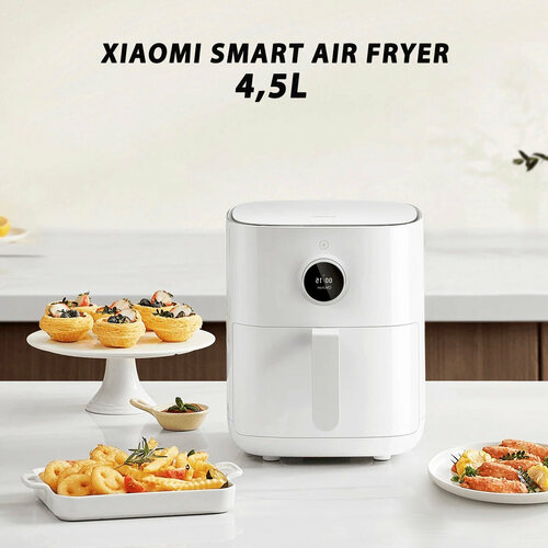 Где купить Аэрофритюрница 4,5 литра Xiaomi Mi Smart Air Fryer MAF14 (BHR6943EU)/Аэрогриль EU-Русская версия, Цвет: Белый Xiaomi 