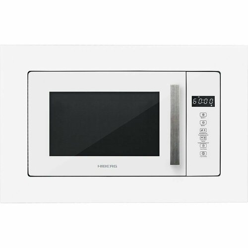 Где купить Встраиваемая микроволновая печь HIBERG VM 6502 W, 20 л, кварцевый гриль, белое стекло Hiberg 