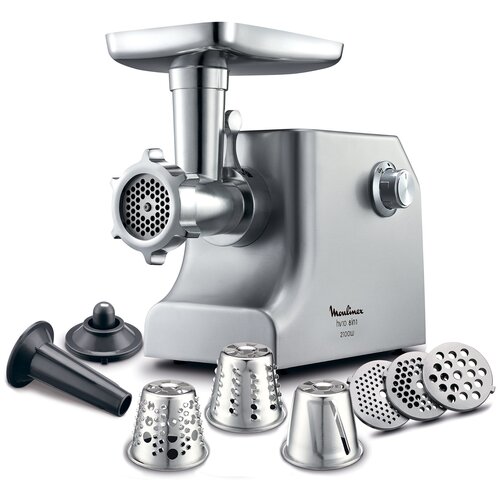 Где купить Мясорубка Moulinex ME 858D32, серебристый Moulinex 