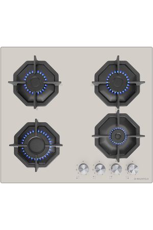 Газовая варочная панель MAUNFELD EGHG.64.2CBG\G, бежевый