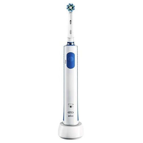 Где купить Oral-B PRO 600 Cross Action, белый/синий Oral-B 