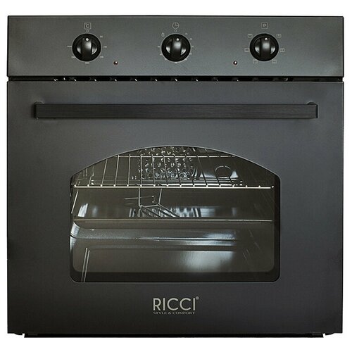 Где купить Электрический духовой шкаф RICCI REO-610BL, черный Ricci 