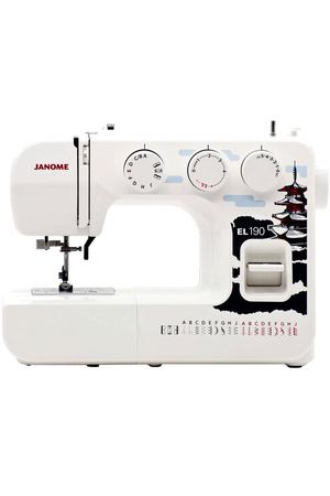 Швейная машина Janome EL-190, белый/черный