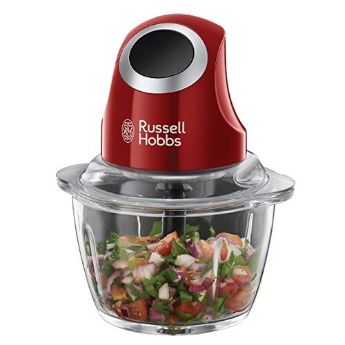 Где купить Измельчитель Russell Hobbs 24660-56, 200 Вт, красный/черный Russell Hobbs 