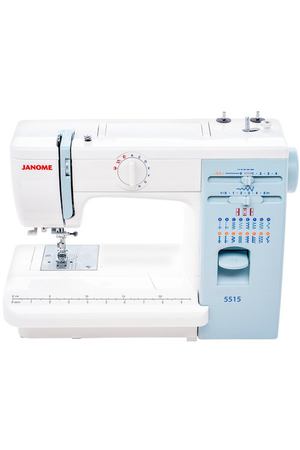 Швейная машина Janome 5515, бело-голубой