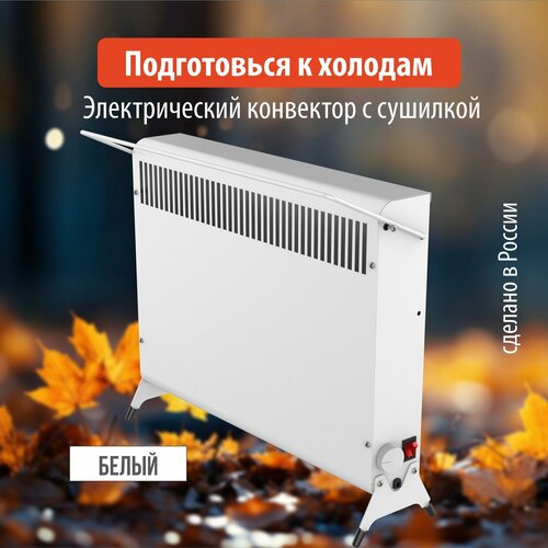 Где купить Конвектор - обогреватель электрический РЭМО "MINI" 1500.2W с сушилкой, белый Рэмо 