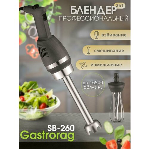 Где купить Погружной блендер профессиональный GASTRORAG SB-260 Gastrorag 