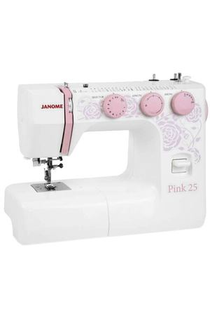 Швейная машина Janome Pink 25, белый/розовый