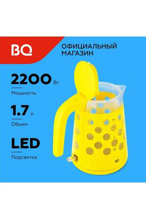 Чайник электрический BQ KT1713P Желтый / 1.7 л 2200 Вт