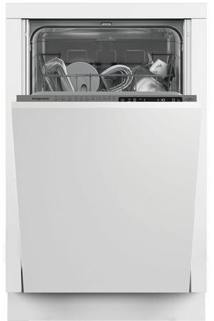 Встраиваемая посудомоечная машина HOTPOINT HIS 1C69, узкая, ширина 44.8см, полновстраиваемая, загрузка 10 комплектов