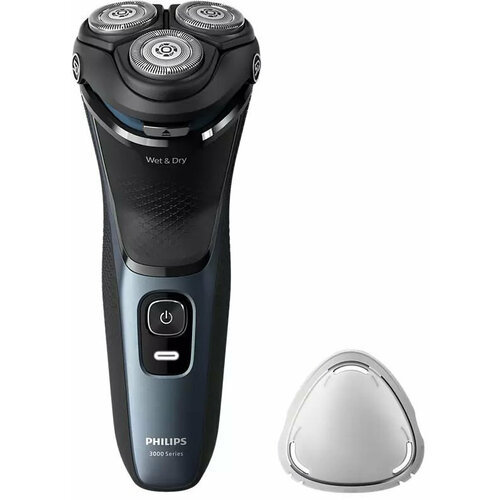 Где купить Бритва роторная Philips S3144/00 реж. эл:3 питан: аккум. темно-синий Philips 