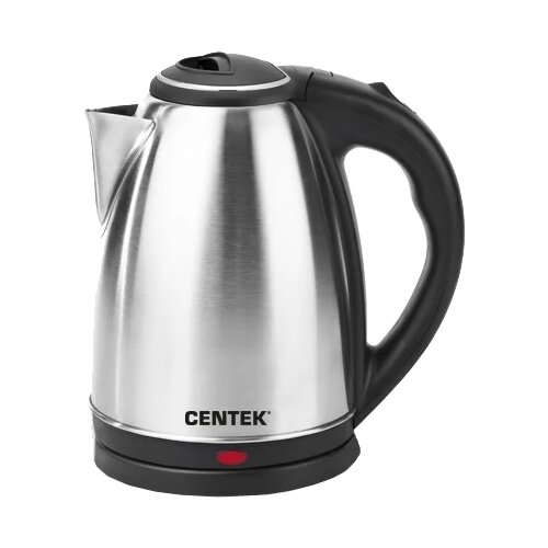 Где купить Чайник металлический CENTEK CT-1068 матовый, 2л, 2000W, хромированная вставка на крышке Centek 