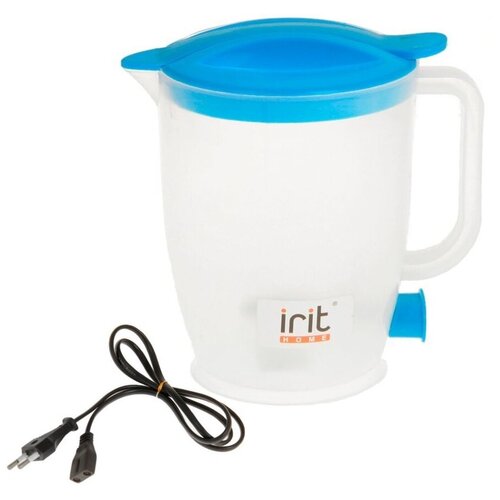 Где купить Чайник irit IR-1121, white/blue irit 