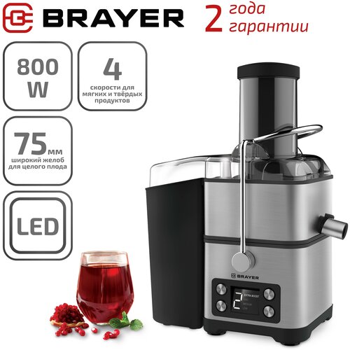 Где купить Соковыжималка центробежная Brayer BR1704 800 Вт 4 скорости Brayer 