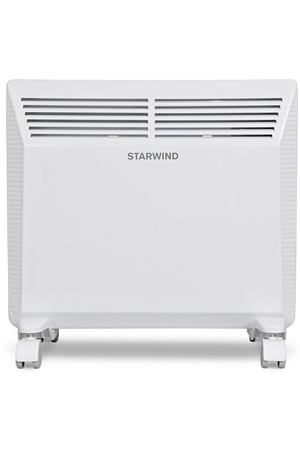 Конвектор STARWIND SHV5210, Global, 1 кВт, 15 м², колеса в комплекте, белый