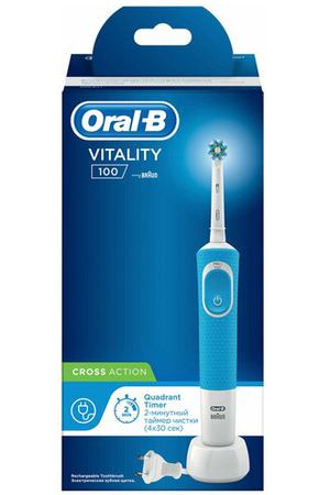 Электрическая Зубная Щетка Oral-B Vitality 100, синяя