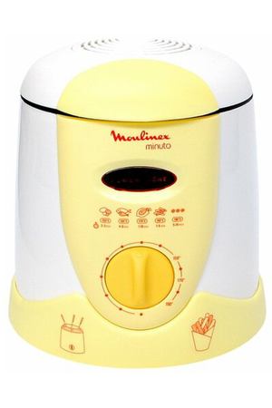 Фритюрница Moulinex AF 1005 Minuto белый/желтый