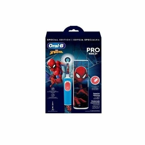 Где купить Электрическая зубная щетка Oral-B VITALITY D103 SPIDERMAN + CASE 8006540773567 Oral-B 