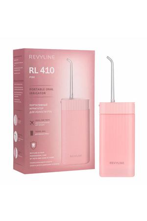 Ирригатор для полости рта портативный Revyline RL 410, розовый