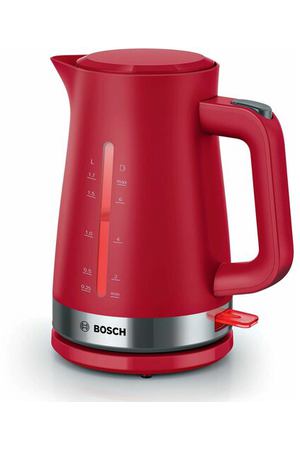 Чайник электрический Bosch TWK4M224 1.7л. красный