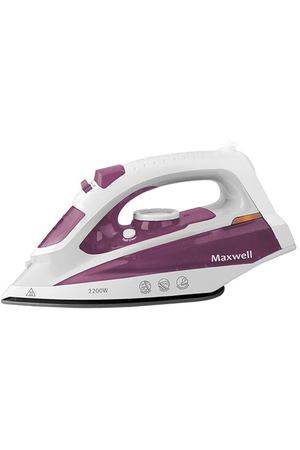 Утюг Maxwell MW-3058, белый/фиолетовый