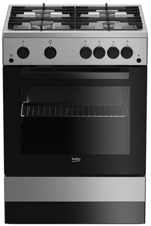 Газовая плита Beko FSGT 62130 DXO EAC, серебристый