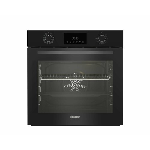 Где купить Электрический духовой шкаф Indesit IBFTE 3844 J BL, гриль/конвекция, черный Indesit 