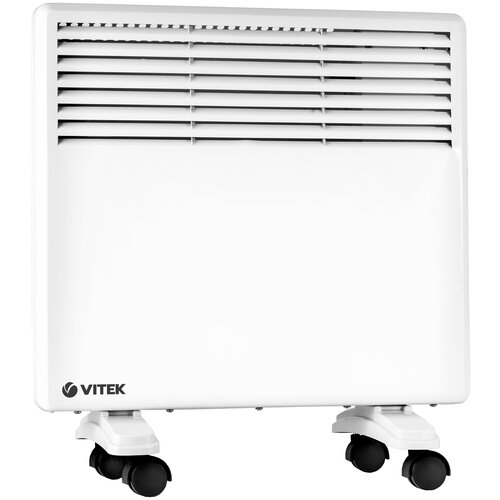 Где купить Конвектор VITEK VT-2183, 1 кВт, 20 м², колеса в комплекте, белый Vitek 